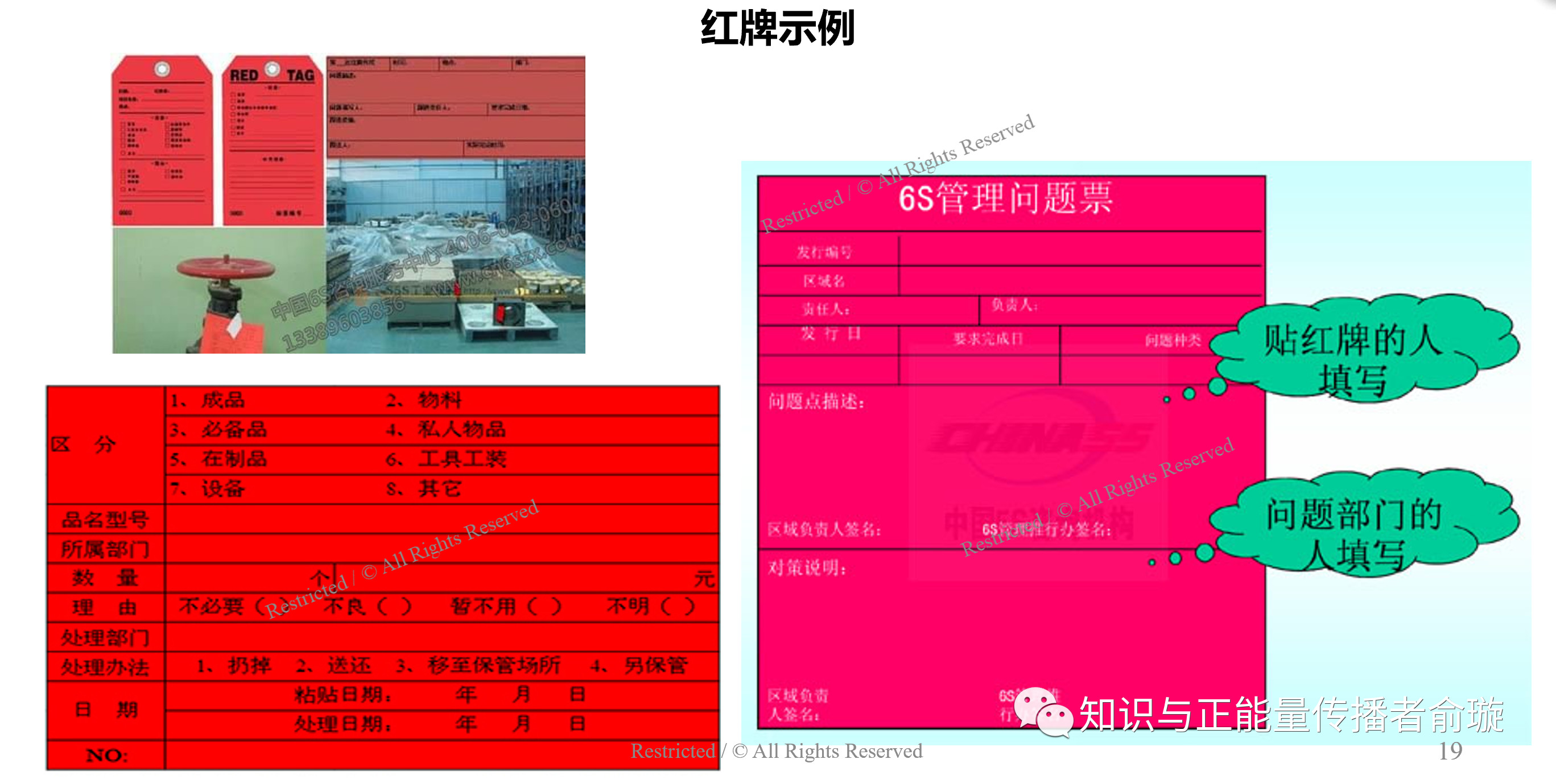 红牌大作战即使用红色标签对工厂各角落的"问题点"加以发掘并整理的